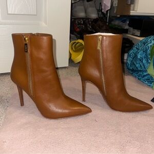 Michael Kors Brown Leather Boots - Size 5.5